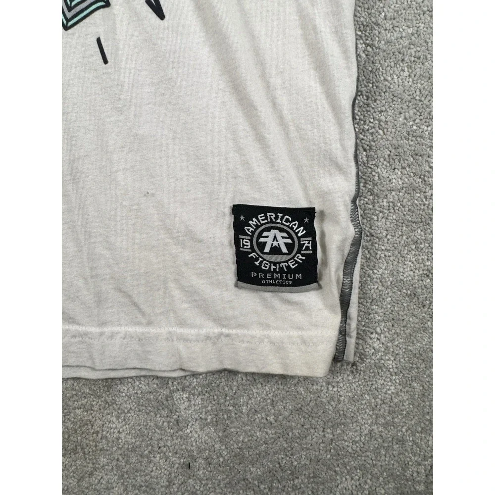 American Fighter Athletics Double Sided Light Weight Hoodie‎ Tshirt Size Medium - Picture 2 of 9